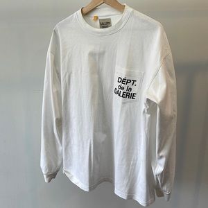 Gallery Dept French Logo Long Sleeve Pocket Tee